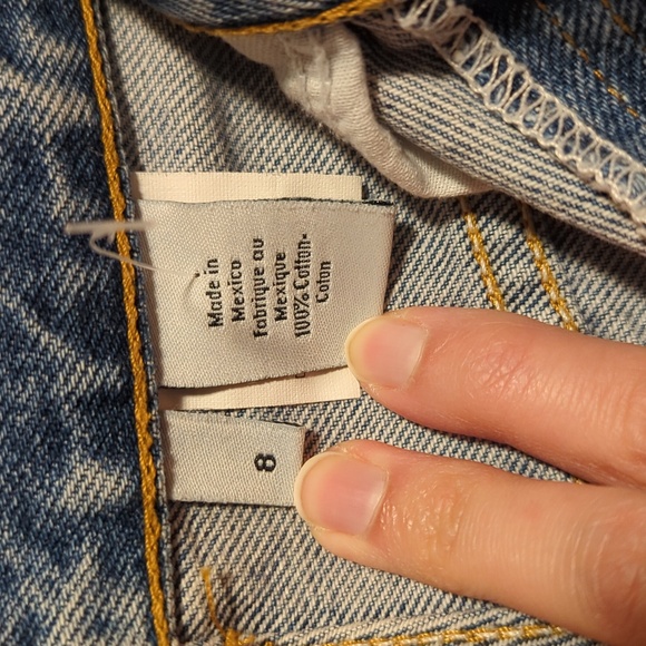 Calvin Klein vintage denim high waisted shorts - Picture 5 of 6